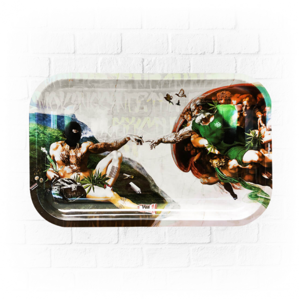 Bandeja metálica Mediana The Creation of Adam - Black Sheep
