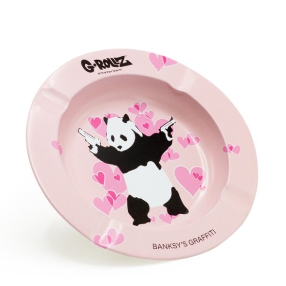 Cenicero Metal Panda Gunnin 13.5 cm - G_Rollz