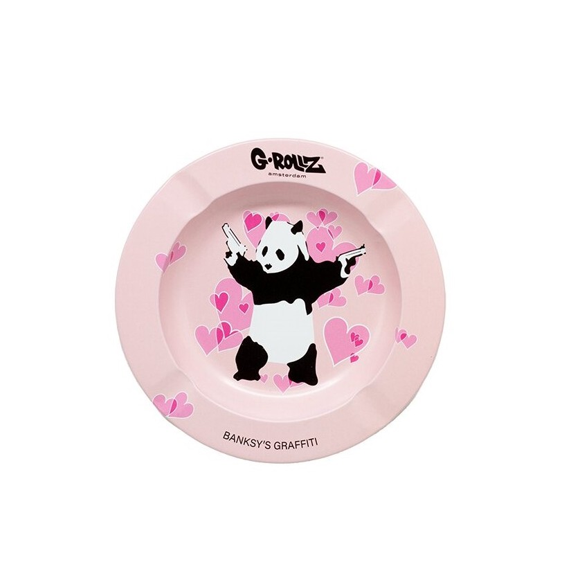 Cenicero Metal Panda Gunnin 13.5 cm - G_Rollz
