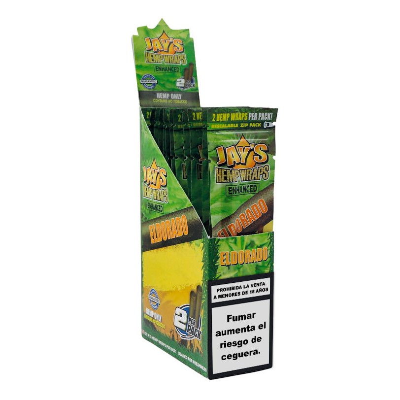 Blunts Hemp Terpenos El Dorado 2uds - Jay´s