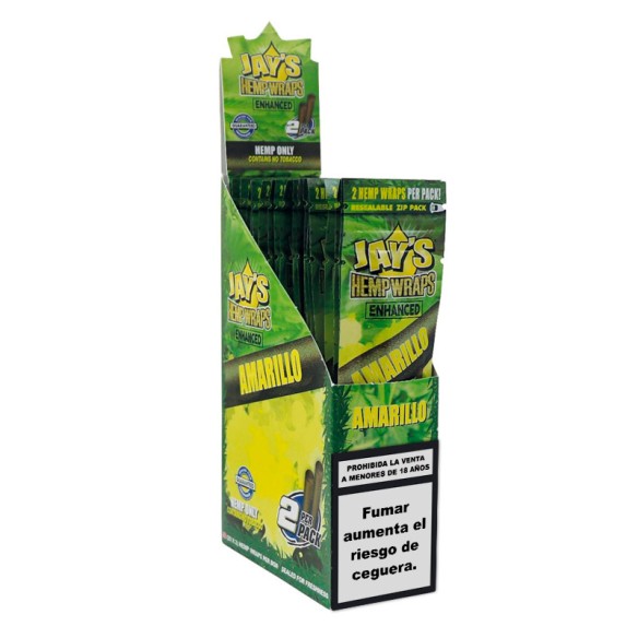 Blunts Hemp Terpenos Amarillo 2uds - Jay´s