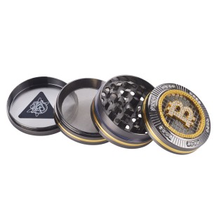 Grinder Polinizador Metal Diamonds Bitcoin 50 mm. 2