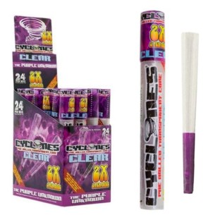 Papel de fumar Cone Purple - Cyclone Klear