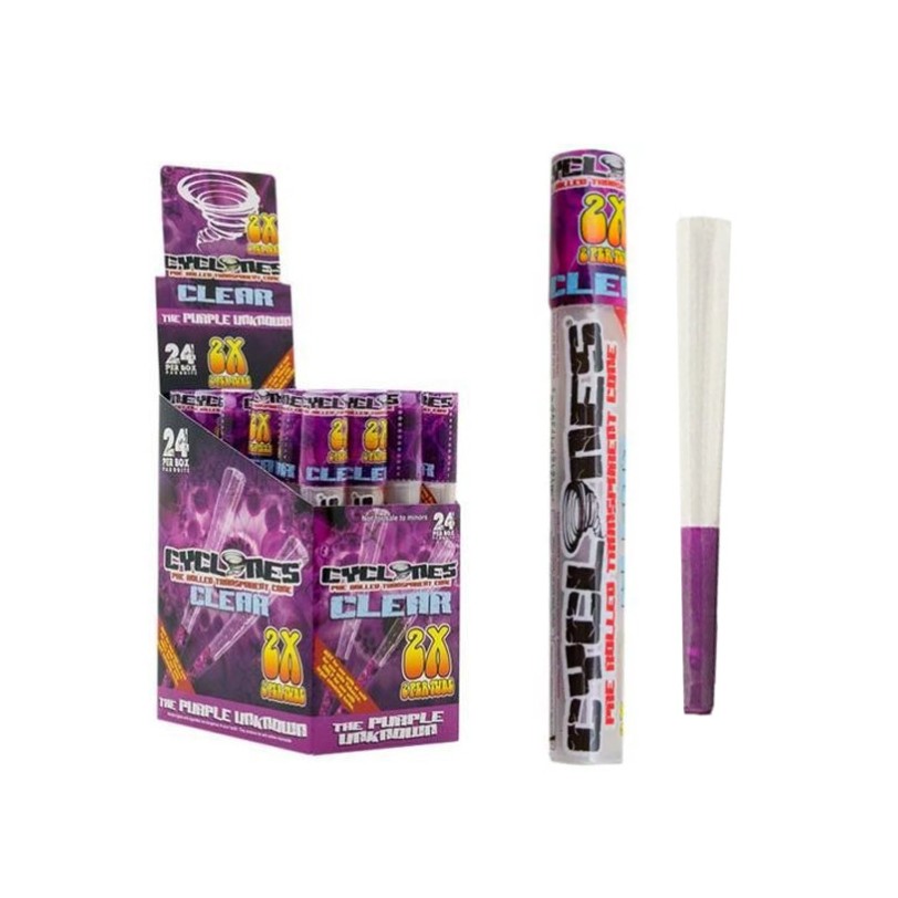 Papel de fumar Cone Purple - Cyclone Klear