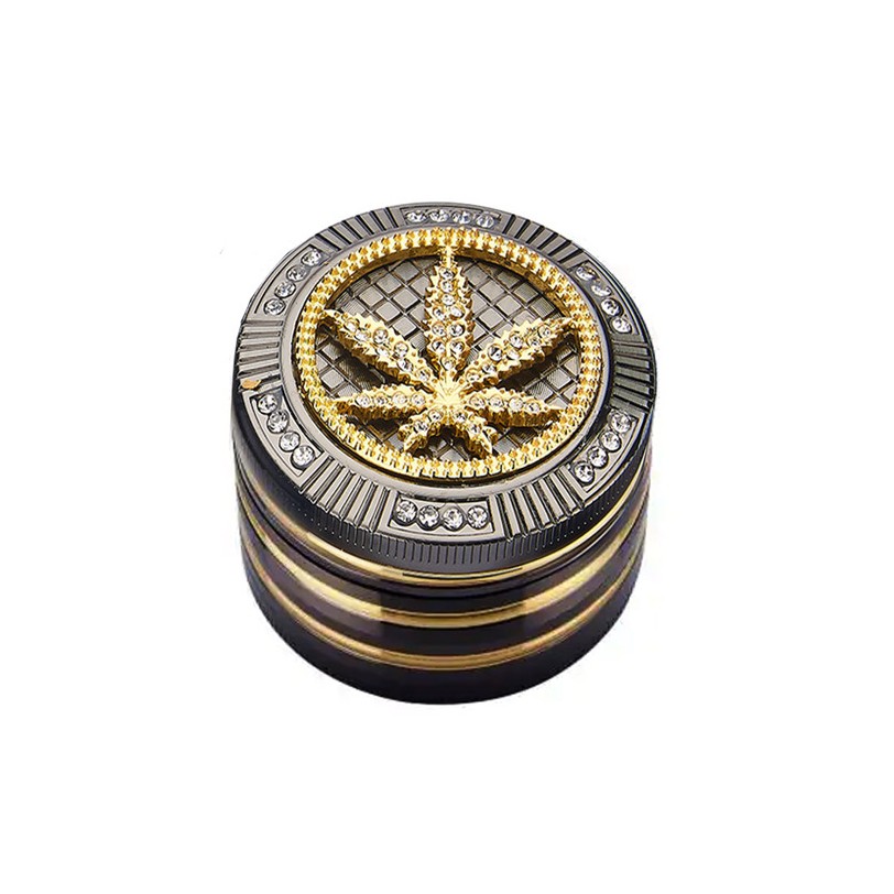 Grinder Polinizador Metal Diamonds Leaf 50 mm