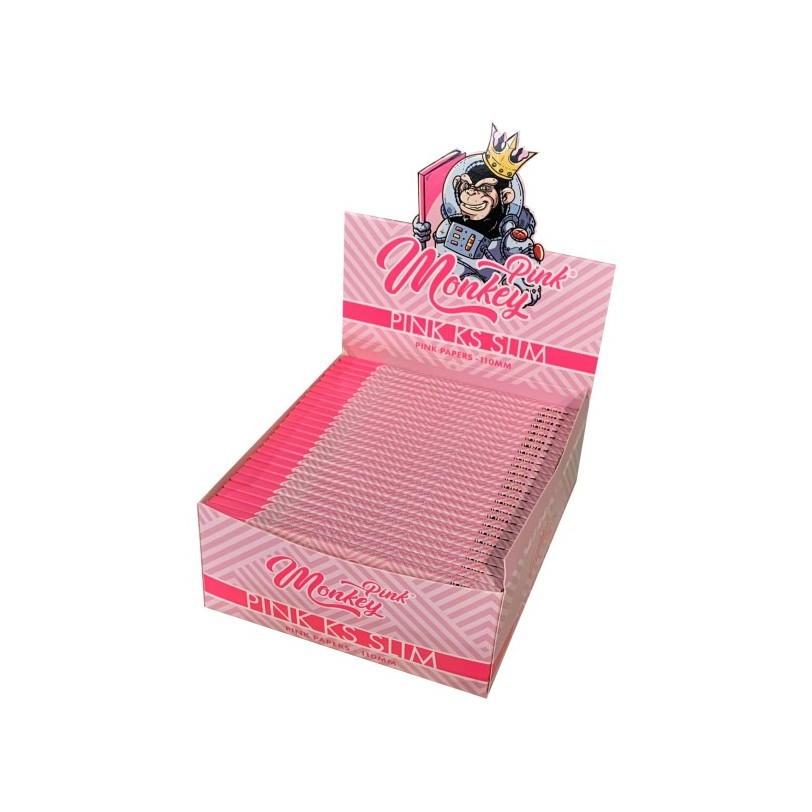 Papel Monkey King Size Slim Color Pink