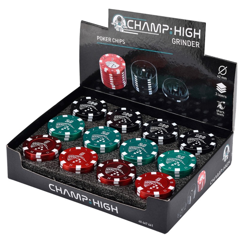 Grinder Polinizador Metal Ficha Casino 42 mm