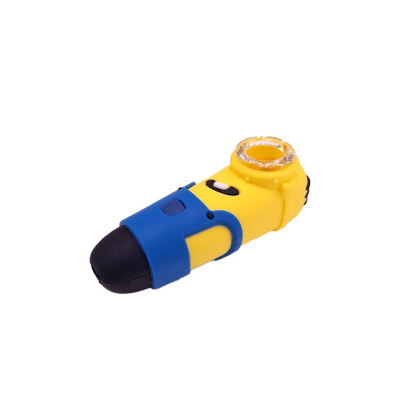 Pipa Silicona Minion 10 cm