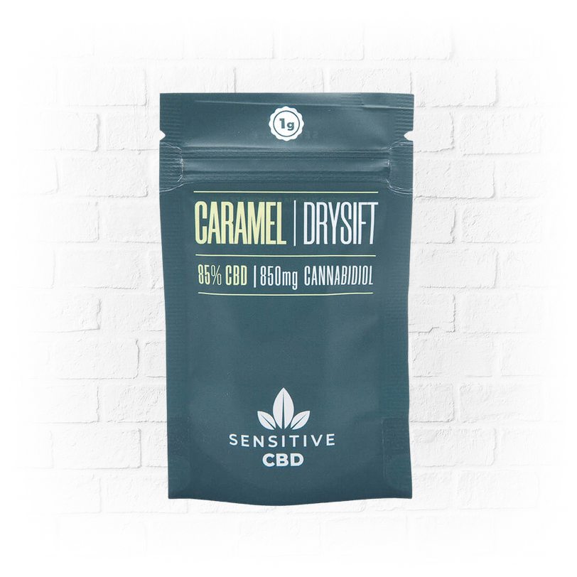 Hash Caramel Dry Sift 85% CBD 1gr - Sensitive CBD